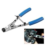 Die Klemmschraube ermöglicht die Befestigung der Zange im Kolben für zusätzliche Zugkraft.