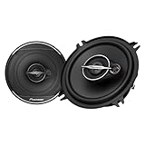 PIONEER Aシリーズ 標準 TS-A1371F 5.25インチ 3ウェイスピーカー (ペア) – 最大300W、バランスの取れたサウンド + 滑らかな高音、強化された低音、素晴らしいストック交換
