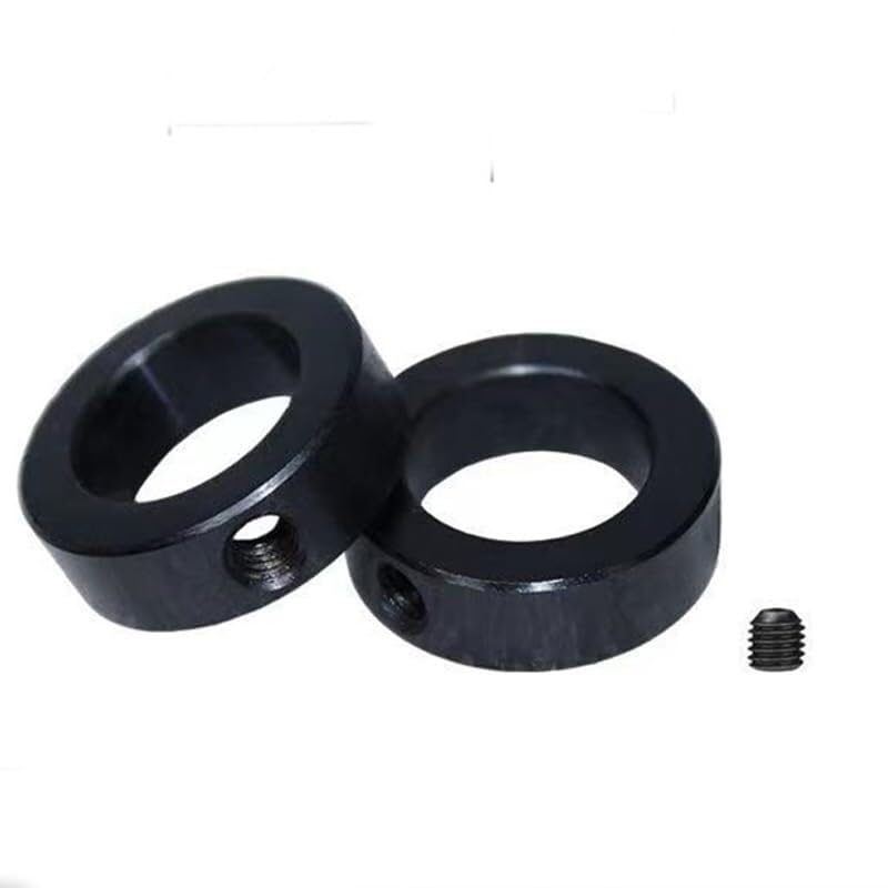 4 szt. 15mm * 27mm 10mm śruba ograniczająca metalowe łożysko stałe pierścień ograniczający wał pierścienie ustalające lokalizator koło ze stali węglowej,Zwiększona trwałość