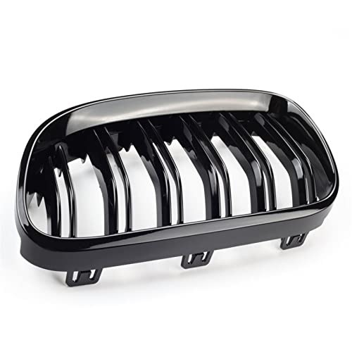 Calandre double lamelle BMW E92 E93 noir brillant haute résistance LCI - 3