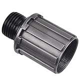 Cuerpo de cubo de bicicleta de acero hecho a mano a 811 velocidades, incluyendo una arandela fiable compatible Fastace (cuentas sueltas negras de 8 a 10 segundos)