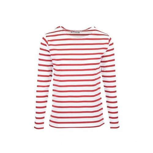 Mariniere PECHEUR Homme Manches Longues Blanc/Rouge T.XXXL Cover