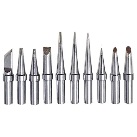 ShineNow Soldeirng Tips Replacement for Weller WES51 WESD51 WE1010NA WCC100 PES51 ET Tip Set 10pcs Pack Cover