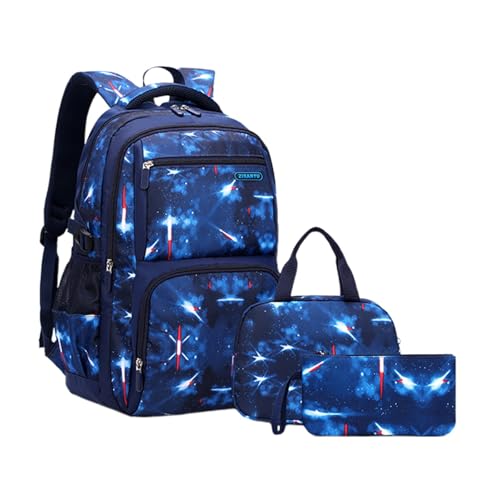 Sac à dos école léger avec sac à lunch pour les trajets scolaires des adolescents