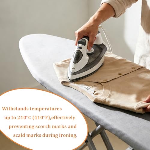 59" x 2 Yard Silver Thermal Heat-Resistant Fabric by The Yard, Insulated Scorch-Resistant Ironing Board Cover Heat Shields for Potholder & Other DIY Craft Projects (59inches x 2 Yard, Silver) — view 4