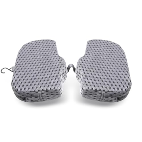 RUIERS U Shaped Shower Seat Cushion Quick Drying Shower Chair Cushion Bathtub Chair Pad with 4D Air Fiber Materia Shower Seat Mat with Mesh Cover and Hook for Elderly Senior Handicap Disabled