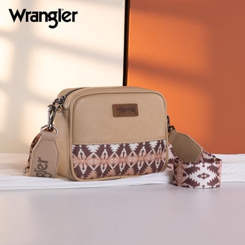 Image of Wrangler Small Crossbody Bags for Women Aztec Mini Purses with Guitar Strap | with Guitar Strap