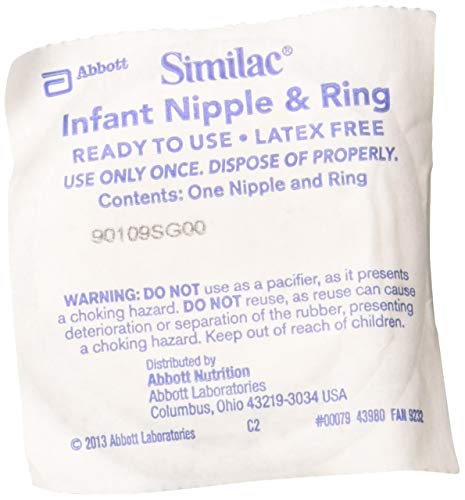 Image of Abbott Nutrition Similac Component Nipple System Infant Nipple and Ring R, L00079