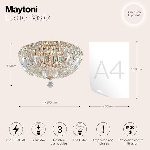 Plafonnier baroque E14 Maytoni pour éclairer une pièce sombre - 2