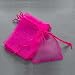 16 couleurs ou 4 tailles sélectionnez 10pcs Premium ORGANZA Wedding Favor Gift Bags Pochettes de rangement pour bijoux-Rose rouge, 5x7cm