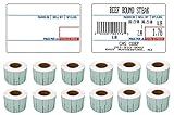 CAS LST-8010 Printing Scale Label, 58 x 40 mm, UPC 12 Rolls Per Case