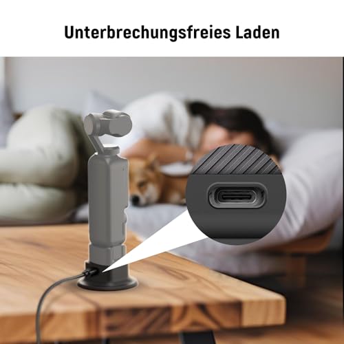 NEEWER Silikon Ständer Basis Kompatibel mit DJI Osmo Pocket 4P 4 3, AC020 – Ansicht 3