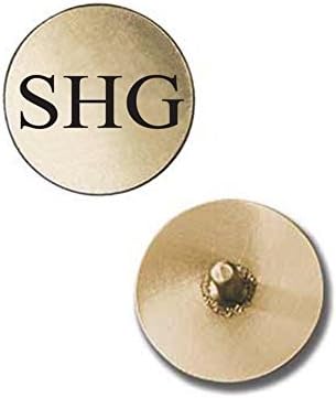 Laser Engraved Personalized 3/4 inch Golf Ball Marker with Post Made in USA