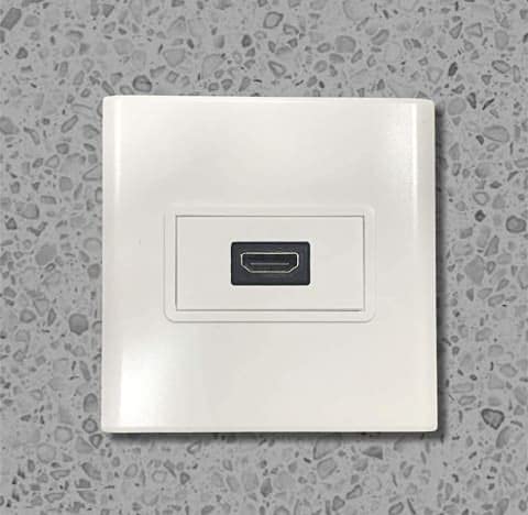 Image of HDMI Multimedia Modular Wall Socket Face Plate Socket Plug Jack Cable or Adapter for Home /Office. (HDMI)