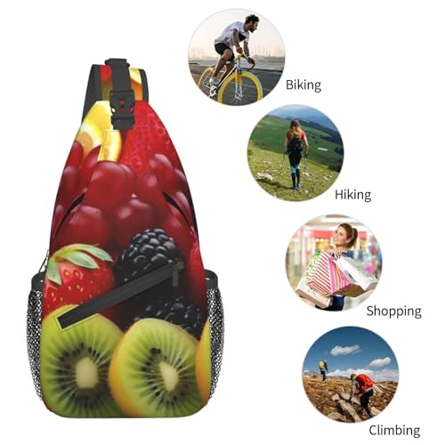Bolso cruzado tipo bandolera para trekking y ciclismo miniatura 6