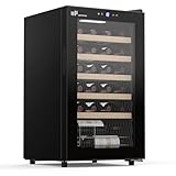 Upstreman Weinkühlschrank mit Glastür für 24 Flaschen, 5°C - 20°C...