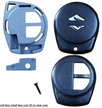 ABUNDANCE Genuine Remote Key Shell Replacement for Maruti Suzuki | Compatible with Swift, WagonR, Alto, Ertiga, SX4, Dezire, Ritz (2008–2015 Models) – Easy Assembly, No Key Cutting Required - image, photos
