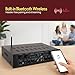 Pyle 500W 4-Channel Karaoke Bluetooth Amplifier / Home Stereo Receiver for Wireless Music Streaming - with AUX - FM - RCA - Sub Out - USB - A / SD MP3 Player - Mic Input with Echo, Vol, Talk-Over