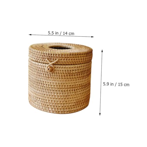 Boîte à Mouchoirs en Rotin Gatuida : Solution Déco Facile à Nettoyer - 3