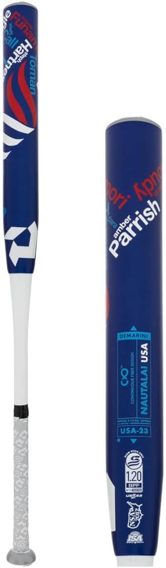 DeMarini Nautalai 13" Midloaded USSSA Slow Pitch Softball Bat: WBD2344010 34" 27 oz.