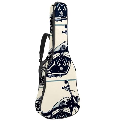 Housse de guitare acoustique en Oxford imperméable et rembourrage épais