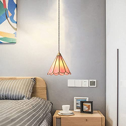 Lámpara colgante para dormitorio de vidrio soplado estilo zen 6