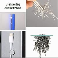 Yizhet 50 Stück Mini Magnete Magnete Kühlschrank Klein Gelten für Magnettafel Whiteboard Tafel Pinnwand u.v.m. (8 x 1mm) – Ansicht 6