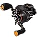 Akataka Baitcasting Fishing Reels - Light Weight Durable 7:1 High Speed Gear Ratio Casting Reel with Magnetic Braking System,Fishing Reel with Comfortable Eva Knobs (Black- Right Handed Reel)