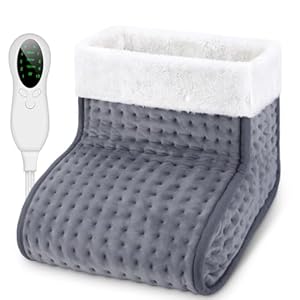 Biutee Elektrisch Fußwärmer Heizdecke Füße Grau