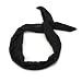 Fashion Korean Girls Black Chiffon Rabbit Ear Ribbon Bow Headband Hair