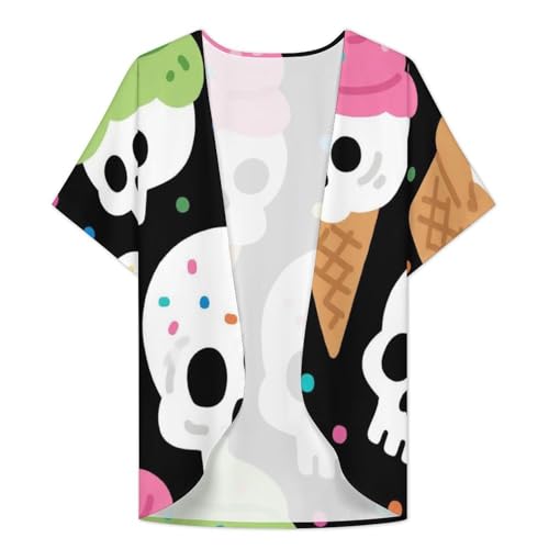 2025 Women's Girls Casual Layering Cardigan Open-Front Short Sleeve Cardigans Sweaters Jackets3