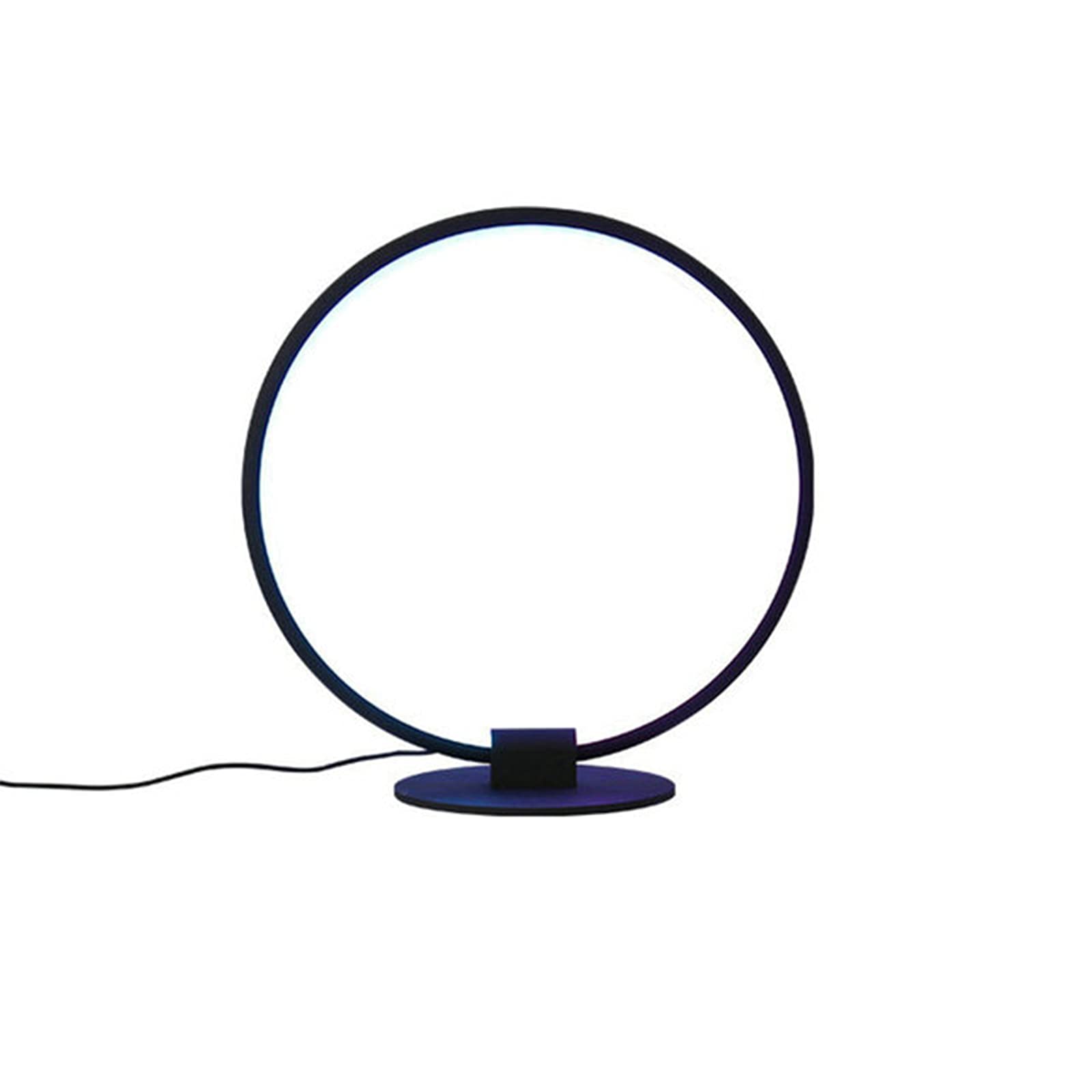 Lampe de table circulaire LED design nordique pour éclairage intérieur chic