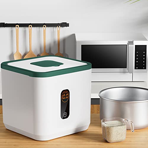 Boîte de rangement de riz étanche 10L aux finitions durables - 6