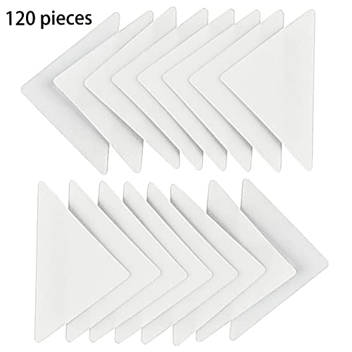 120 Pieces No Curl Collar Stays Polo Shirt Collar Stays Pvc Collar Anti-Warping Edge Shaper Plastic Collar Support Rack Sticker For Men And Women's Dress #TOP6