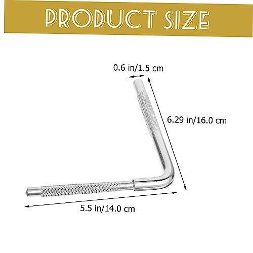 Soporte para Cencerro con Abrazadera para Batería y Platillos - Metal Plateado miniatura 2