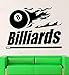 Produktbild Wandaufkleber Billard Wandaufkleber Hobbys Sport Freizeit Unterhaltung Vinyl Aufkleber 57X79Cm