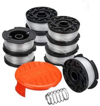 WorldCare® 8Pcs 0.065 Line String With Cover And Spring Trimmer Compatible Accessories