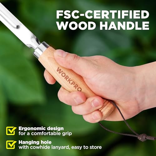 WORKPRO 12 "Crack wieden Tool met Houten Handvat - Afbeelding 6
