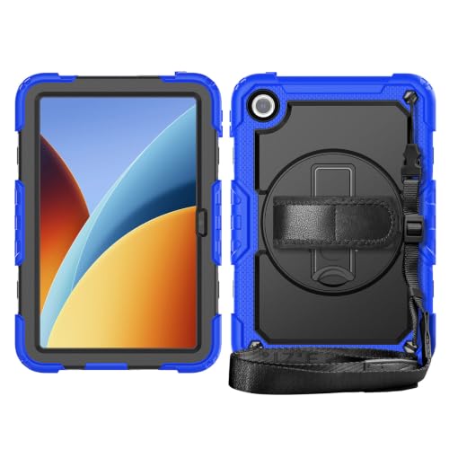 Coque Xiaomi Redmi Pad SE 9.7 2026 bleu foncé avec film écran et béquille