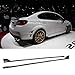 2015-2020 Unpainted Rocker Panel Side Skirts Splitter Lip Extension Bodykit for Subaru WRX STI 4 Door Sedan Sport, Sport-Tech, Premium, Limited 2016 2017 2018 2019