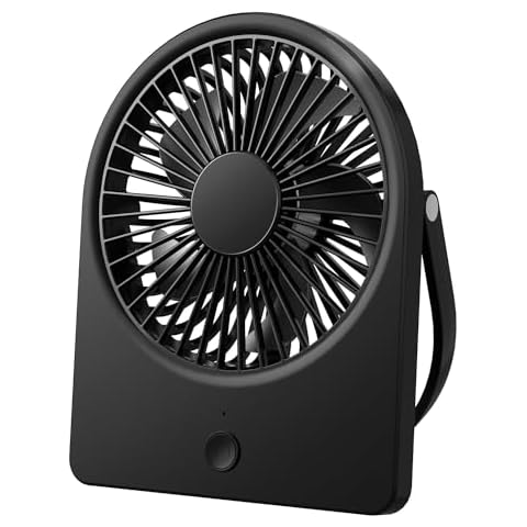 EasyAcc USB Desk Fan with 3 Speeds Cover