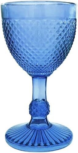 GRUPO MIRANDINHA 10 Acrylic Boston Goblet 320 ml 10.8 fl oz (Blue)