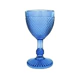 GRUPO MIRANDINHA 10 Acrylic Boston Goblet 320 ml 10.8 fl oz (Blue)