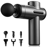 筋膜リリースガン Mucuru ハンディガン AI自適応モード付き MINI 筋膜リリース 筋膜ガン 6種類ヘッド付き 6段階強力振動 Type-C充電式 2400mAh大容量 静音 小型軽量 携帯便利 日本語取扱説明書付き 女性 男性 父の日 母の日 敬老の日 ギフト最適