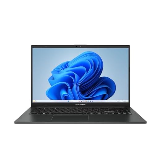 ASUS Vivobook Go 15.6” FHD Slim Laptop, AMD Ryzen 3 7320U Quad Core Processor, 8GB DDR5 RAM, 256GB SSD, Windows 11 Home, Fast Charging, Webcam Shield, Military Grade Durability, Black, E1504FA-AB34