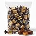 Original Chocolate Covered Caramels Bulk Candy, Soft & Creamy Caramel Wrapped in Milk Chocolate, For Valentines and Easter Individually Wrapped, 1lb Resealable Bag