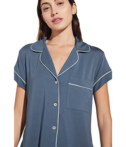 Image of Eberjey Gisele Short Sleeve and Cropped Pant PJ Set