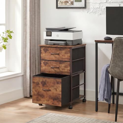 VonDream Mobile Printer Stand with 3 Drawers, File Cabinet for Home Office by VonDream - Image 5