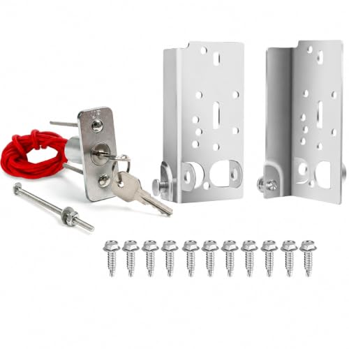 Garage Door Bottom Lifting Brackets and Lock