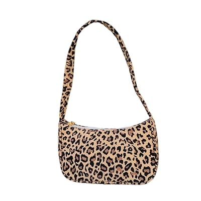 THXFUNAREA Borsa Donna Crossbody Stile Leopardato, Mini Bag, Borsetta Elegante per Donne e Ragazze, Ideale per Completare il Look di Tutti i Giorni o per una Serata Speciale